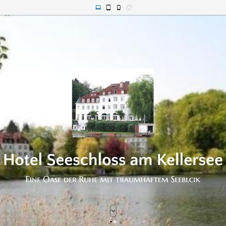 See Schlosshotel Am Kellersee Eutin Exterior foto